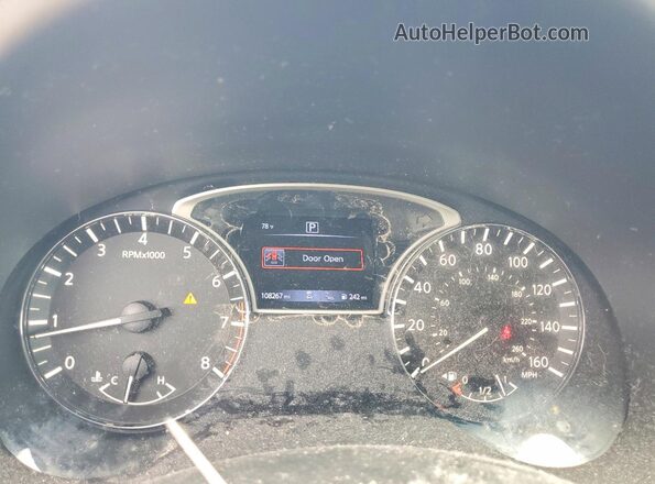 1N4AL3AP1HC482390 2017 NISSAN ALTIMA Бордовый Вид щитка приборов