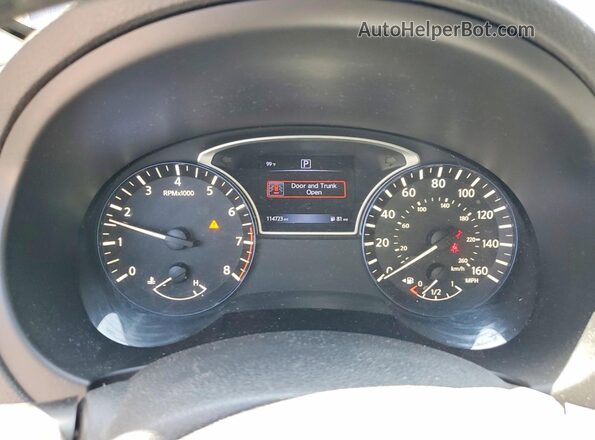 1N4AL3AP1HC495415 2017 NISSAN ALTIMA Blue Вид щитка приладів
