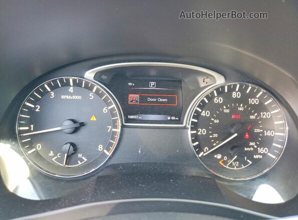 1N4AL3AP1HN310736 2017 NISSAN ALTIMA White Вид щитка приладів