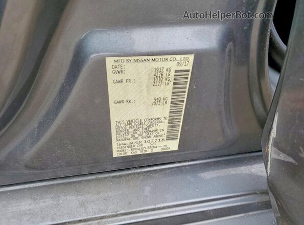1N4AL3AP1JC107718 2018 NISSAN ALTIMA Gray Widok komory silnika