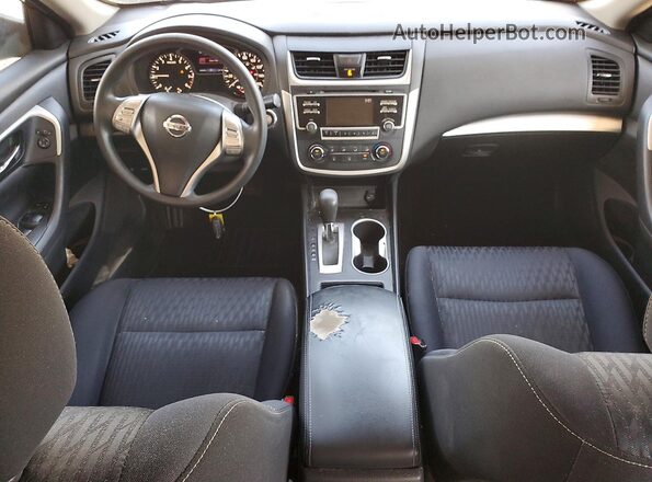 1N4AL3AP1JC135096 2018 NISSAN ALTIMA Gray Widok deski rozdzielczej