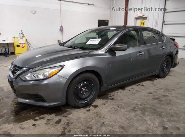 1N4AL3AP1JC142095 2018 NISSAN ALTIMA Gray Առջևի ձախ երեք քառորդ տեսարան