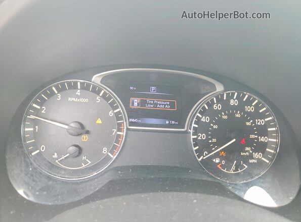 1N4AL3AP1JC157826 2018 NISSAN ALTIMA Silver Вид щитка приладів