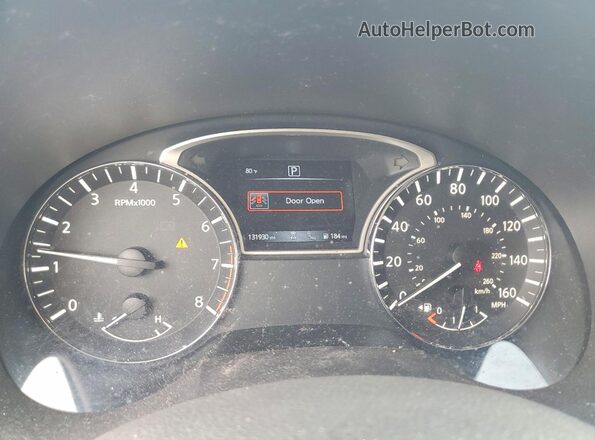 1N4AL3AP1JC249213 2018 NISSAN ALTIMA White Widok zestawu wskaźników