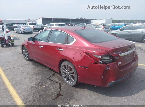 1N4AL3AP1JC251706 2018 NISSAN ALTIMA Burgundy Задня ліва чверть