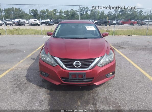 1N4AL3AP1JC251706 2018 NISSAN ALTIMA Burgundy Вид щитка приладів