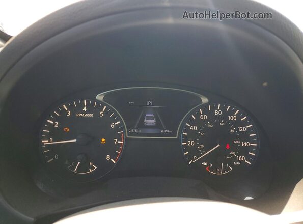 1N4AL3AP2GC117490 2016 NISSAN ALTIMA Белый Вид щитка приборов