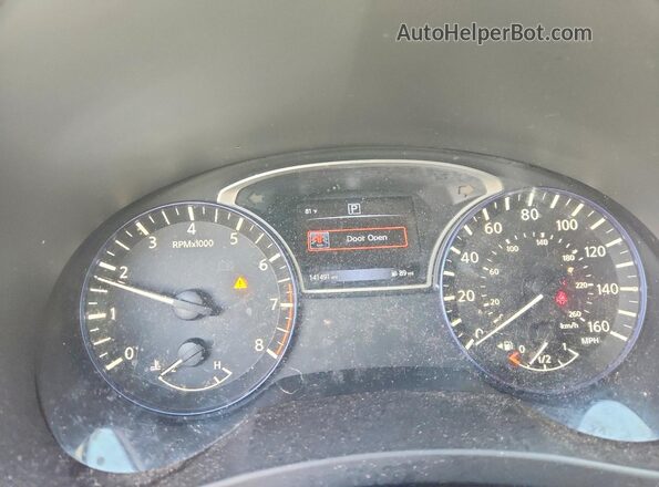 1N4AL3AP2GC125380 2016 NISSAN ALTIMA Red Widok zestawu wskaźników