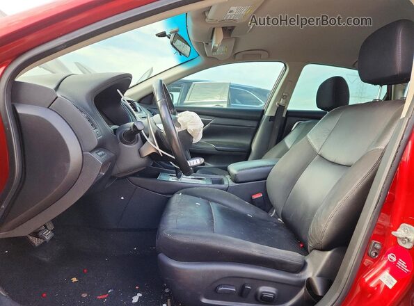 1N4AL3AP2GC125380 2016 NISSAN ALTIMA Red Widok wnętrza z przodu