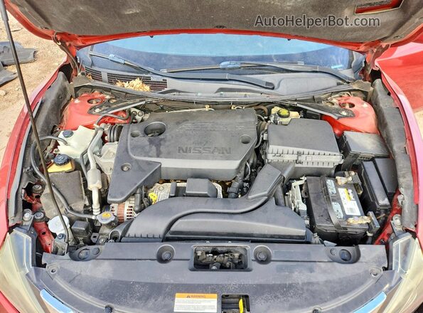 1N4AL3AP2GC125380 2016 NISSAN ALTIMA Red Widok wnętrza z tyłu