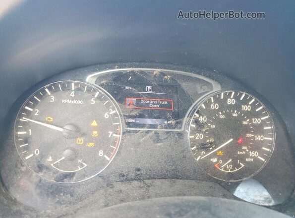 1N4AL3AP2GC157486 2016 NISSAN ALTIMA Black ხელსაწყოთა პანელის ხედი