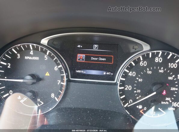1N4AL3AP2GC185630 2016 NISSAN ALTIMA Красный Вид задних сидений
