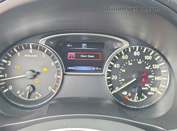 1N4AL3AP2GC240951 2016 NISSAN ALTIMA Gray Instrument cluster view