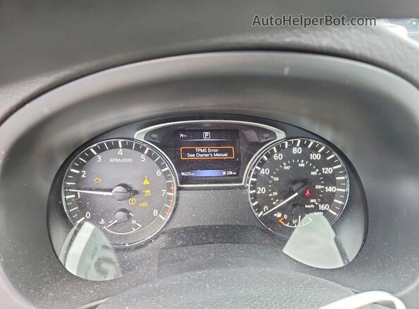 1N4AL3AP2GN351763 2016 NISSAN ALTIMA Black Widok zestawu wskaźników