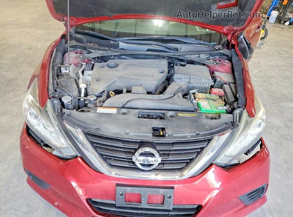 1N4AL3AP2GN383094 2016 NISSAN ALTIMA Бордовый Вид задней части салона