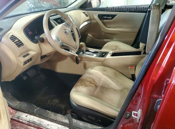 1N4AL3AP2GN383094 2016 NISSAN ALTIMA Бордовый Вид салона спереди
