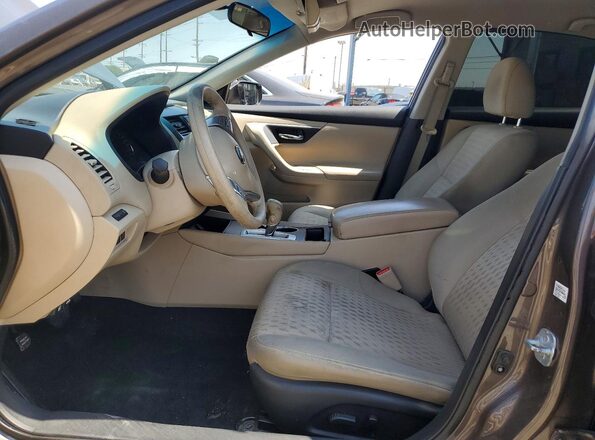 1N4AL3AP2HC152709 2017 NISSAN ALTIMA Brown Вид салону спереду