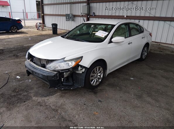 1N4AL3AP2HC248114 2017 NISSAN ALTIMA White წინა მარცხენა ხედი სამი მეოთხედიდან