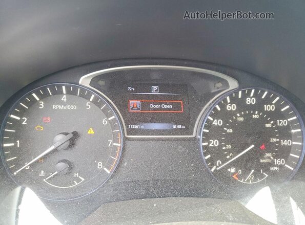 1N4AL3AP2HC262174 2017 NISSAN ALTIMA White Vista del cuadro de instrumentos