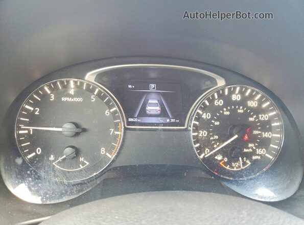1N4AL3AP2HC276639 2017 NISSAN ALTIMA Gray Widok zestawu wskaźników