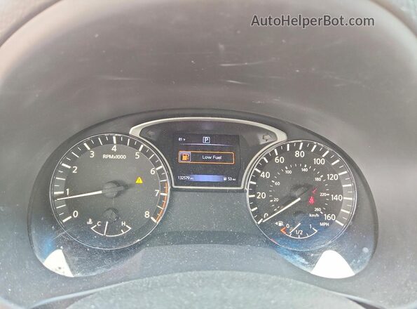 1N4AL3AP2HC490076 2017 NISSAN ALTIMA Charcoal Widok zestawu wskaźników