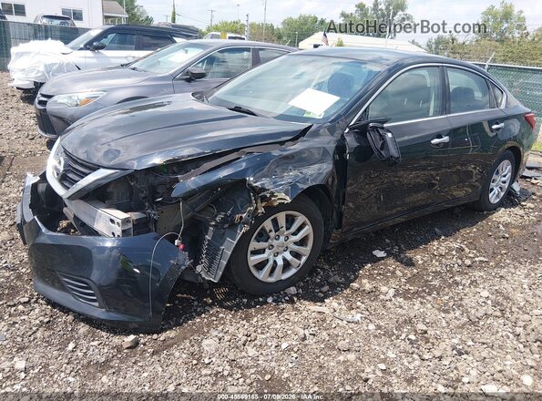1N4AL3AP2HN302421 2017 NISSAN ALTIMA Black წინა მარცხენა ხედი სამი მეოთხედიდან