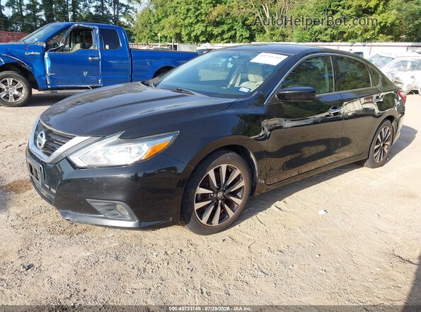 1N4AL3AP2JC154658 2018 NISSAN ALTIMA Черный Передняя левая четверть