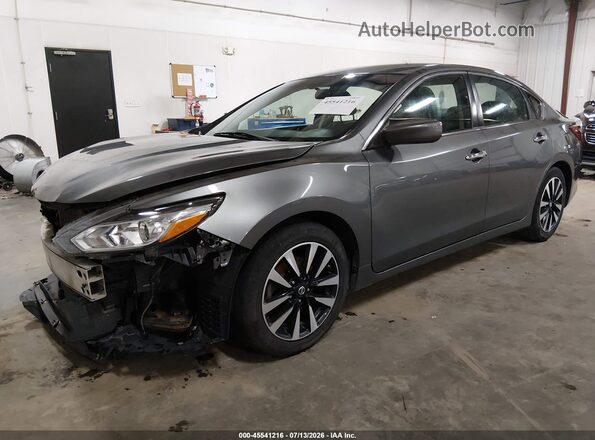 1N4AL3AP2JC251911 2018 NISSAN ALTIMA Gray Առջևի ձախ երեք քառորդ տեսարան