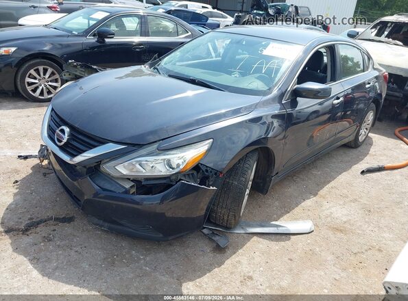 1N4AL3AP2JC255294 2018 NISSAN ALTIMA Black წინა მარცხენა ხედი სამი მეოთხედიდან