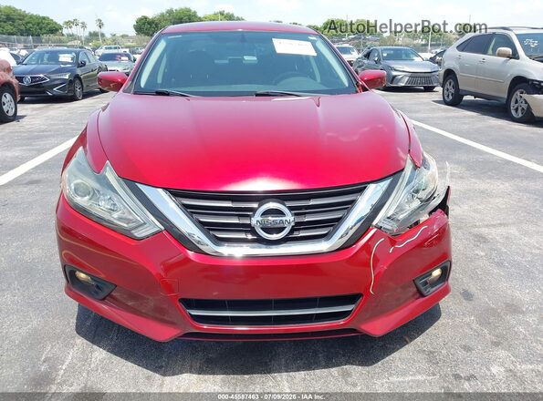 1N4AL3AP2JC277425 2018 NISSAN ALTIMA Red ხელსაწყოთა პანელის ხედი