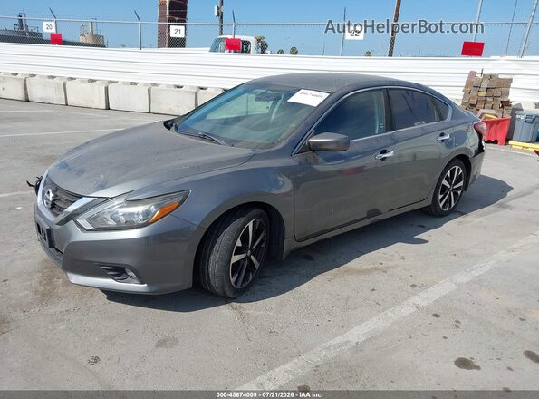 1N4AL3AP2JC290109 2018 NISSAN ALTIMA Gray წინა მარცხენა ხედი სამი მეოთხედიდან