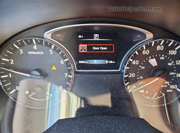 1N4AL3AP2JC290949 2018 NISSAN ALTIMA Белый Вид щитка приборов