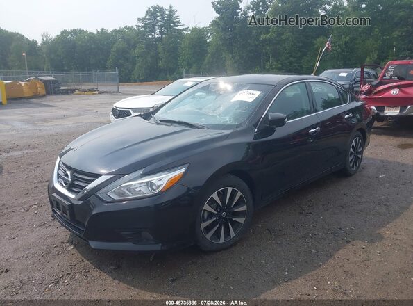 1N4AL3AP2JC295987 2018 NISSAN ALTIMA Черный Передняя левая четверть