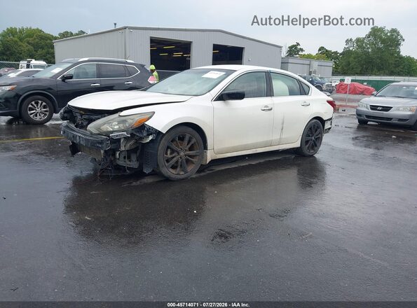 1N4AL3AP2JC296637 2018 NISSAN ALTIMA White Առջևի ձախ երեք քառորդ տեսարան