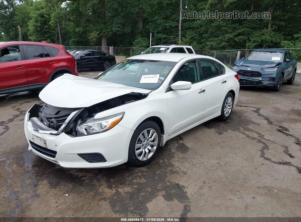 1N4AL3AP3GC167119 2016 NISSAN ALTIMA Белый Передняя левая четверть