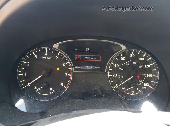 1N4AL3AP3GC202807 2016 NISSAN ALTIMA Black Instrument cluster view