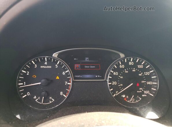 1N4AL3AP3GN351917 2016 NISSAN ALTIMA Charcoal Вид щитка приладів