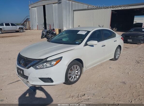 1N4AL3AP3GN371973 2016 NISSAN ALTIMA White Առջևի ձախ երեք քառորդ տեսարան