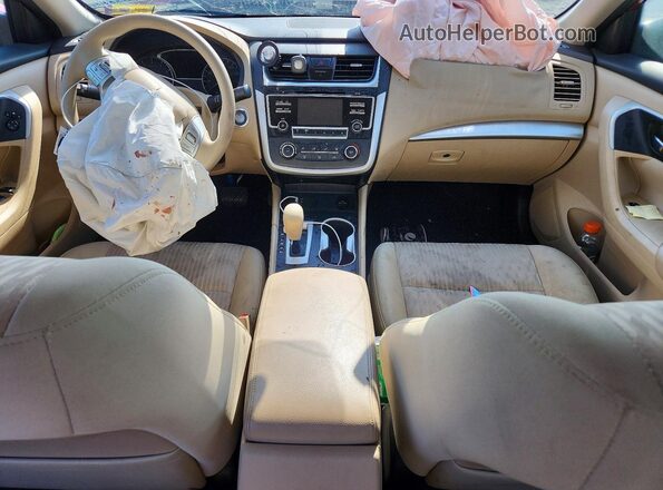 1N4AL3AP3HC125342 2017 NISSAN ALTIMA Red წინა პანელის ხედი