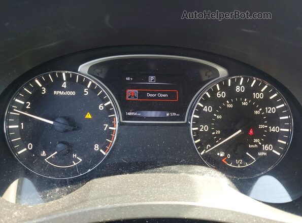 1N4AL3AP3HC143470 2017 NISSAN ALTIMA Red Vista del cuadro de instrumentos