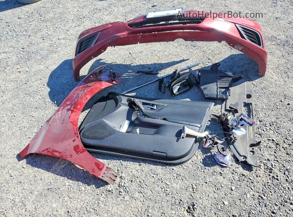 1N4AL3AP3HC143470 2017 NISSAN ALTIMA Red Vista del compartimento del motor