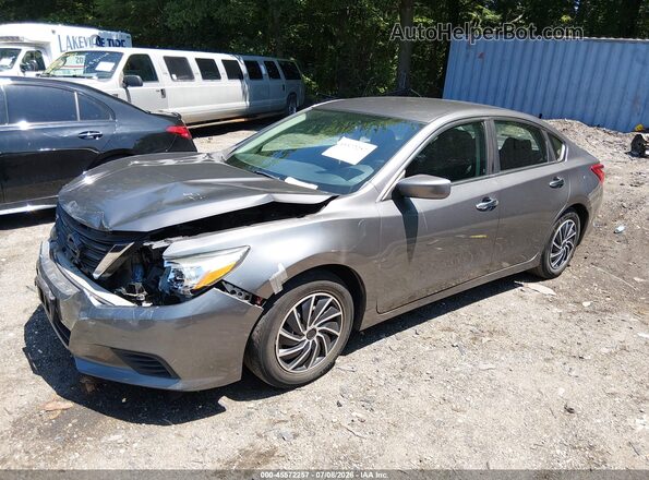 1N4AL3AP3HC207751 2017 NISSAN ALTIMA Gray წინა მარცხენა ხედი სამი მეოთხედიდან