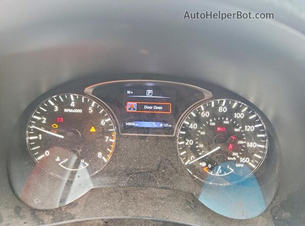 1N4AL3AP3HC210164 2017 NISSAN ALTIMA Gray Widok zestawu wskaźników
