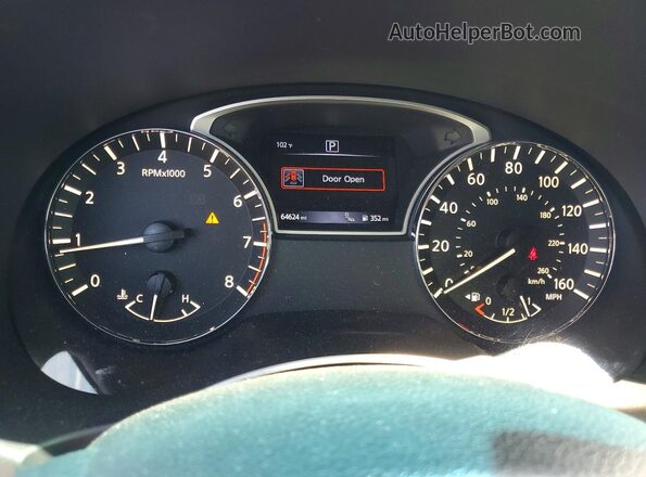 1N4AL3AP3HC248137 2017 NISSAN ALTIMA White Вид щитка приладів