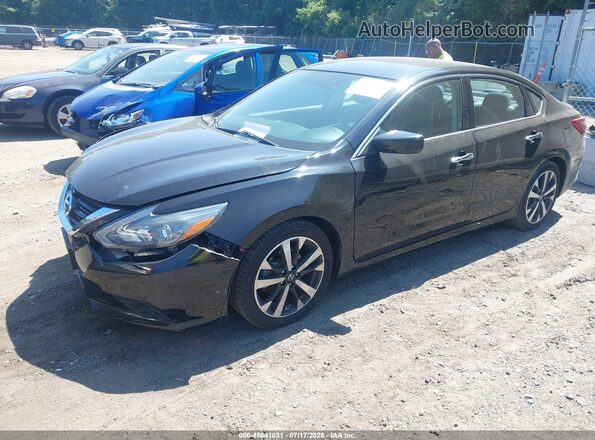 1N4AL3AP3JC114377 2018 NISSAN ALTIMA Черный Передняя левая четверть