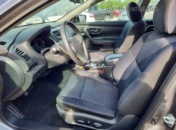 1N4AL3AP3JC168861 2018 NISSAN ALTIMA Gray წინა სალონის ხედი