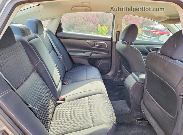 1N4AL3AP3JC168861 2018 NISSAN ALTIMA Gray უკანა სავარძლების ხედი