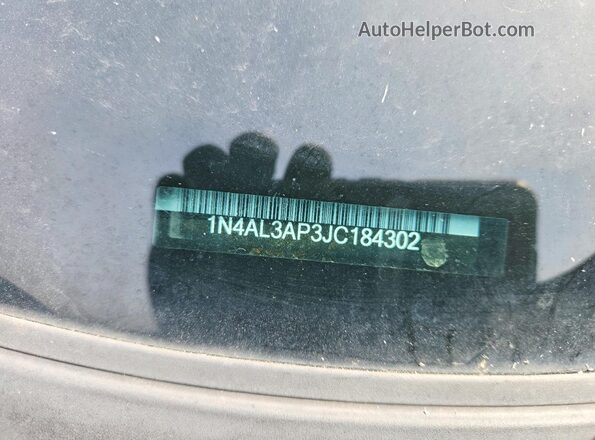 1N4AL3AP3JC184302 2018 NISSAN ALTIMA Черный Вид подкапотного пространства