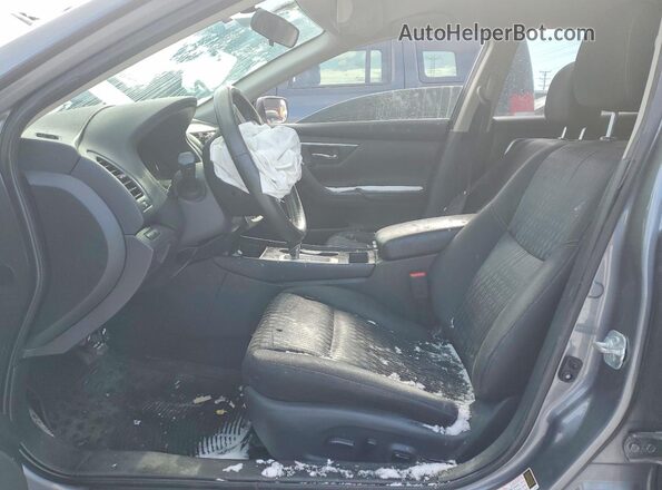 1N4AL3AP3JC250136 2018 NISSAN ALTIMA Серебряный Вид салона спереди