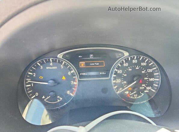 1N4AL3AP3JC258656 2018 NISSAN ALTIMA White Вид щитка приладів